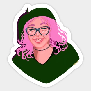 Beret Girl Sticker